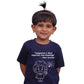 Imagination is more important than knowledge Brainy Being Apparels Navy 12 - 18 months