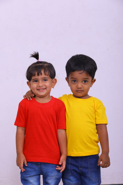 Plain Tees! Brainy Being Apparels 4 - 5 years White