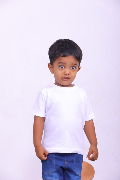 Plain Tees! Brainy Being Apparels 2 - 3 years White