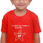 Starfish Science Tee - Fun Facts Galore! Brainy Being Apparels Red 12 - 18 months