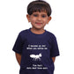 Ants Don't have Ears! / Round Neck Half Sleeve Regular Fit TShirt Brainy Being Apparels 12-18 Months Black