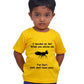 Ants Don't have Ears! / Round Neck Half Sleeve Regular Fit TShirt Brainy Being Apparels 12-18 Months Black