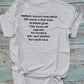 What do Babies Have More Than Adults/ Round Neck Half Sleeve Regular Fit TShirt Brainy Being Apparels S White