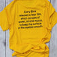 Why do we Blink / Round Neck Half Sleeve Regular Fit TShirt Brainy Being Apparels S White